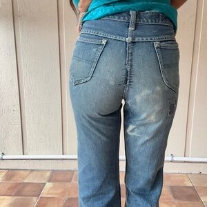 SOLD ON DEPOP Vintage Lee Jeans crotch rivot 1940/50 sanforized Union made